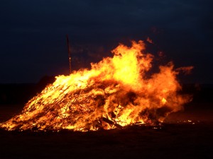 Holzannahme für Höhenfeuer